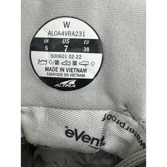 Altra Lone Peak ALL-WTHR Mid Hiking Boots Women's 7 Trail Waterproof Shoes - Picture 13 of 16